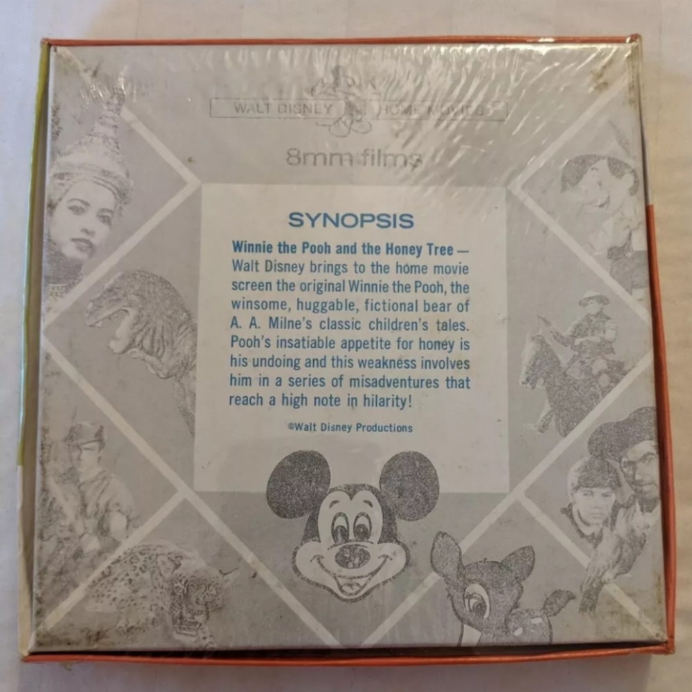 Vintage Walt Disney Winnie The Pooh & The Honey Tree Super 8mm Color Silent Film - Picture 3 of 3